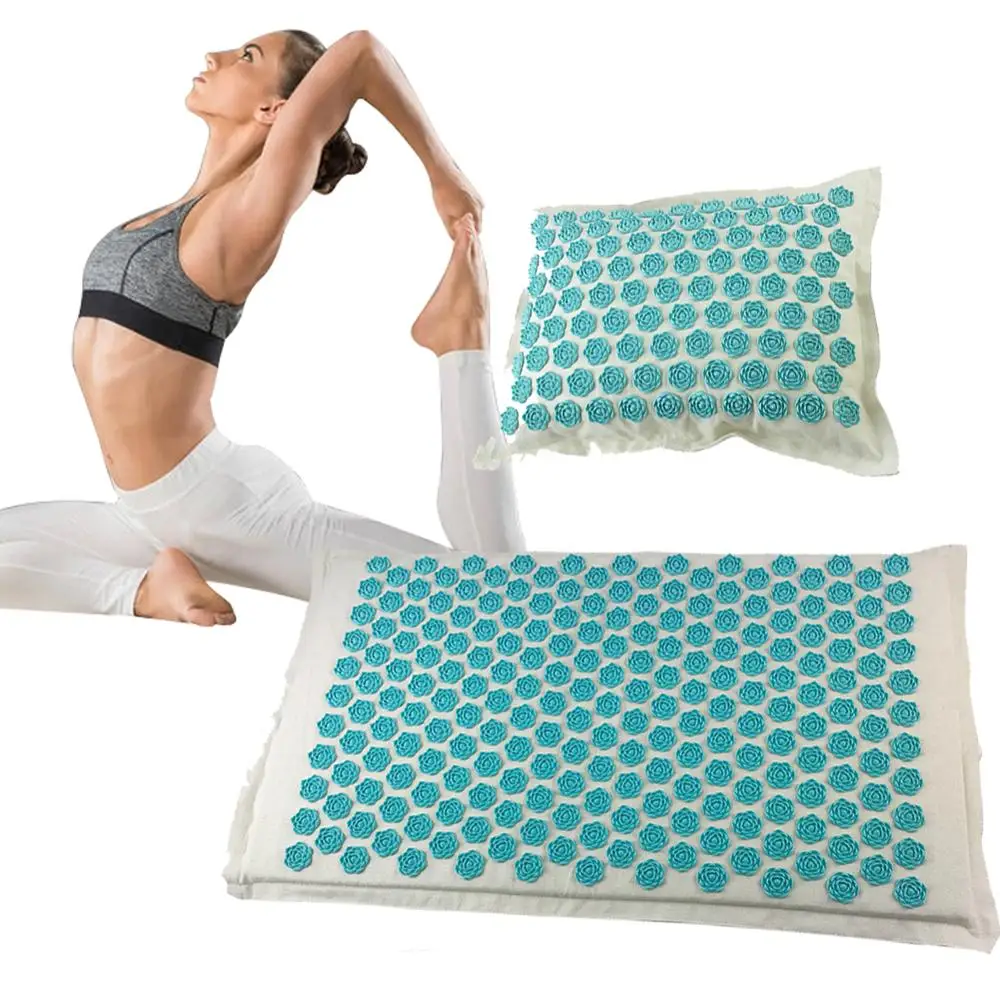 

Lotus Massage Pad Massager Cushions Acupressure Relieve Back Pain Spike Mat Massage Yoga Mats