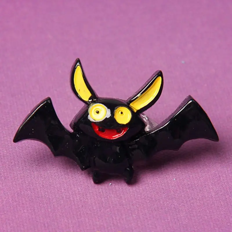 30Pcs Flatback Buttons Halloween Resin DIY Crafts Embellishment Black White Ghost Bat Cat Owl Scrapbooking Phonecase Decoration