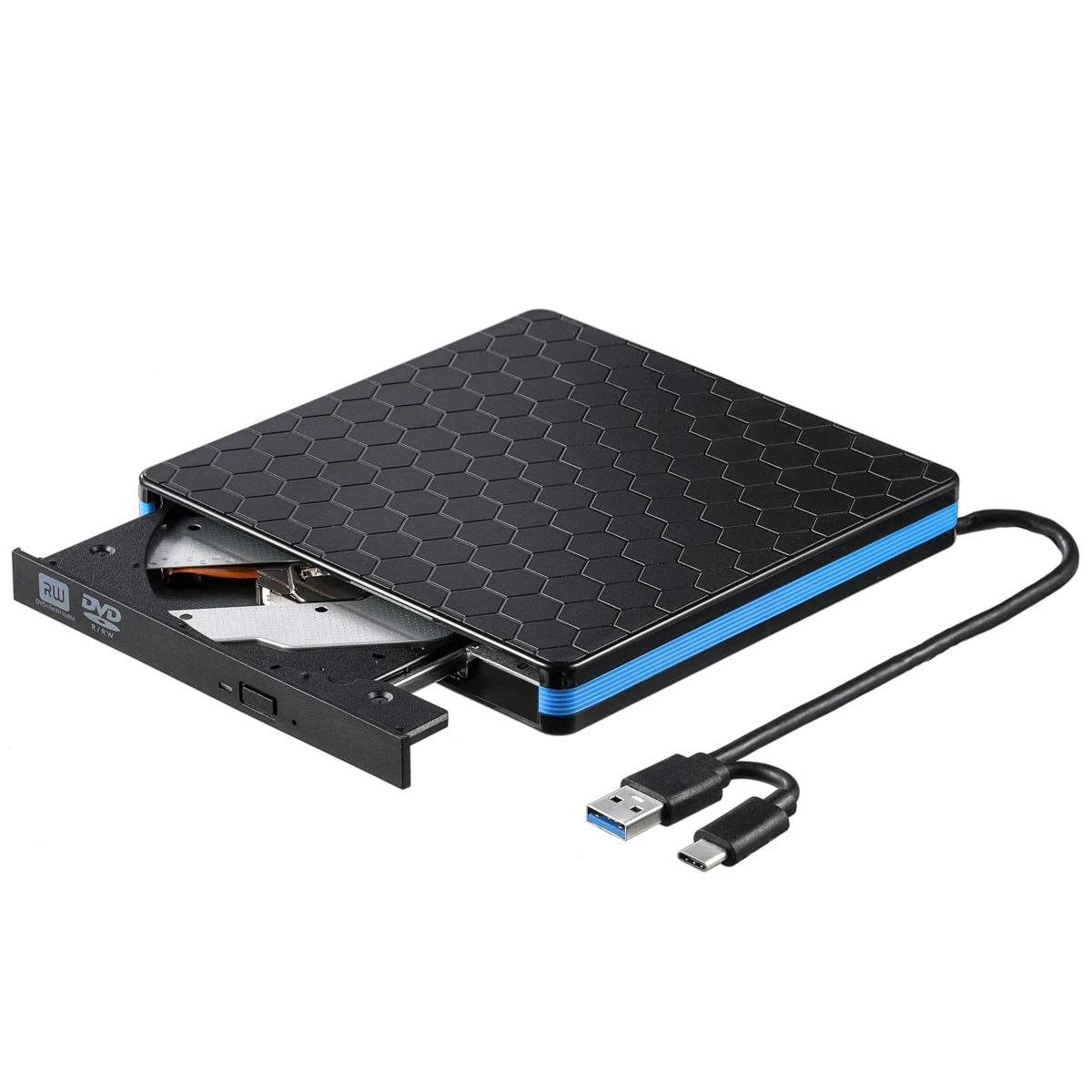 External DVD Drive Optical Drive USB 3.0 CD ROM Player CD-RW Burner Writer Reader Recorder Portatil for Laptop Windows PC