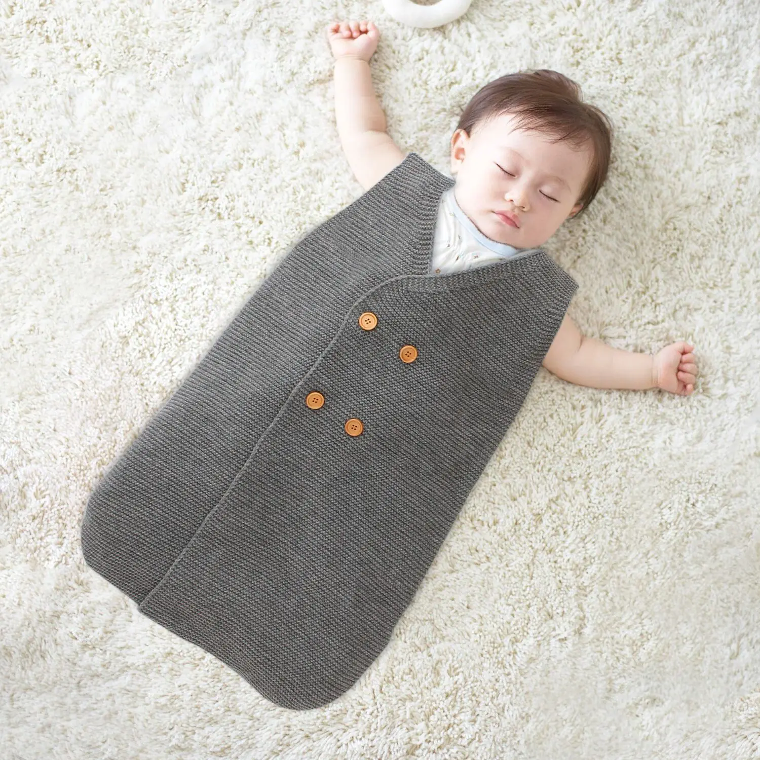 Sleeveless design Baby Sleeping Bag Cute Sleep For Newborn Polar Fleece