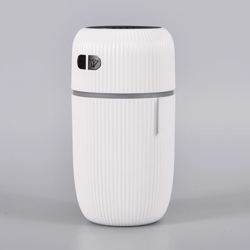 RIGOGLIOSO увлажнитель воздуха для дома и автомобиля, мини портативный многофункциональный белый шум, светодиодный USB увлажнитель, настольный очиститель воздуха, CN-8 - Цвет: Белый