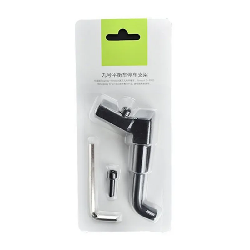 Aluminum Alloy Electric Scooter Kickstand For Xiaomi 9 Plus Balance Ninebot Wheel Scooter Car Parking Stand Bracket With Screws