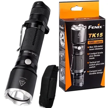 

Fenix TK15UE 1000 Lumen CREE LED Tactical/hunting Flashlight with Fenix AB-L18-3500 battery and ARE-A2 /D1charger