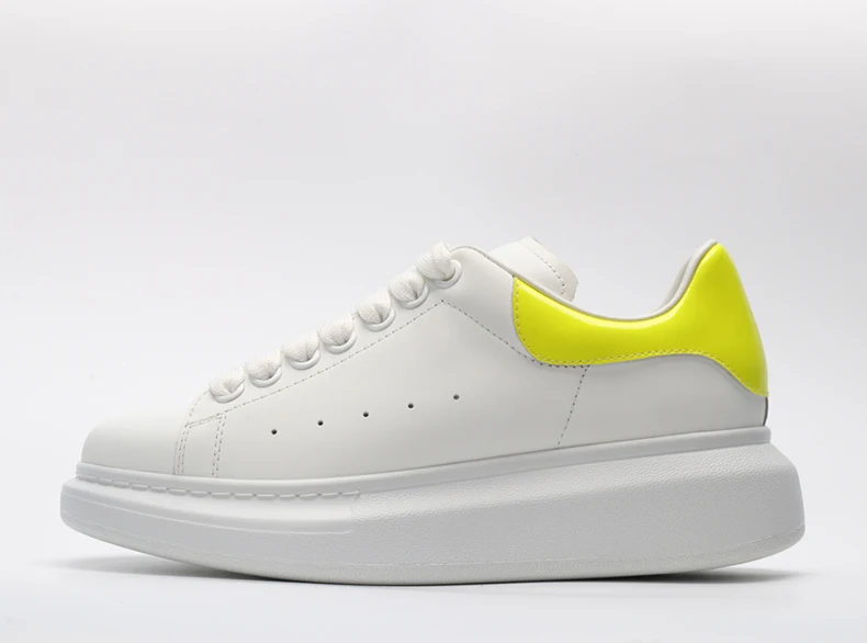 Белые женские кроссовки для бега; Повседневная модная спортивная обувь для мужчин; Роскошные Брендовые спортивные кроссовки для прогулок из натуральной кожи; женские кроссовки