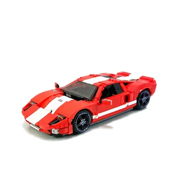 

Sports Car Series Building Blocks Compatible MOC-20825 Ford GT Racing Car Technic Bricks lepining Diy Toy Christmas Gift