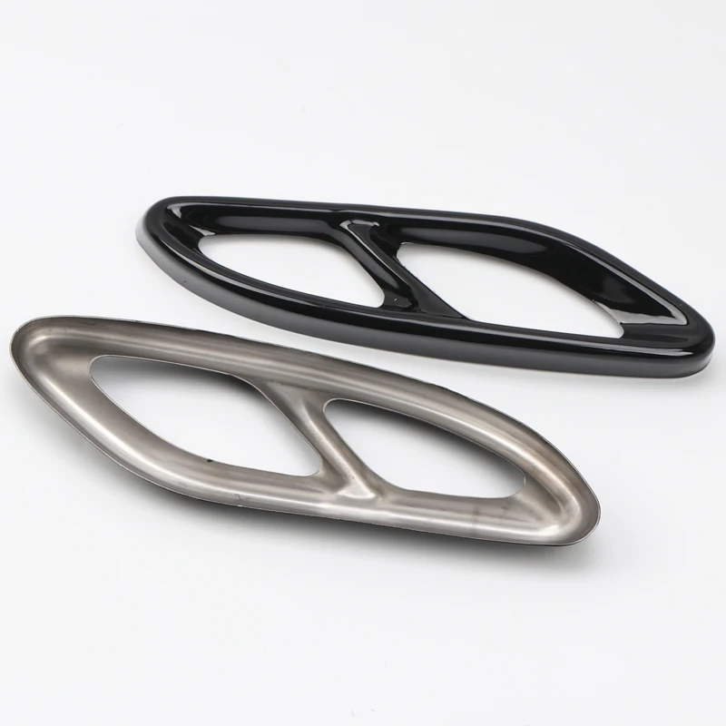 Car Styling Accessories For Mercedes-Benz E CLA C GLC GLS GLE B Class Rear Exhaust Muffler Tail End Pipe Decoration Cover Trim