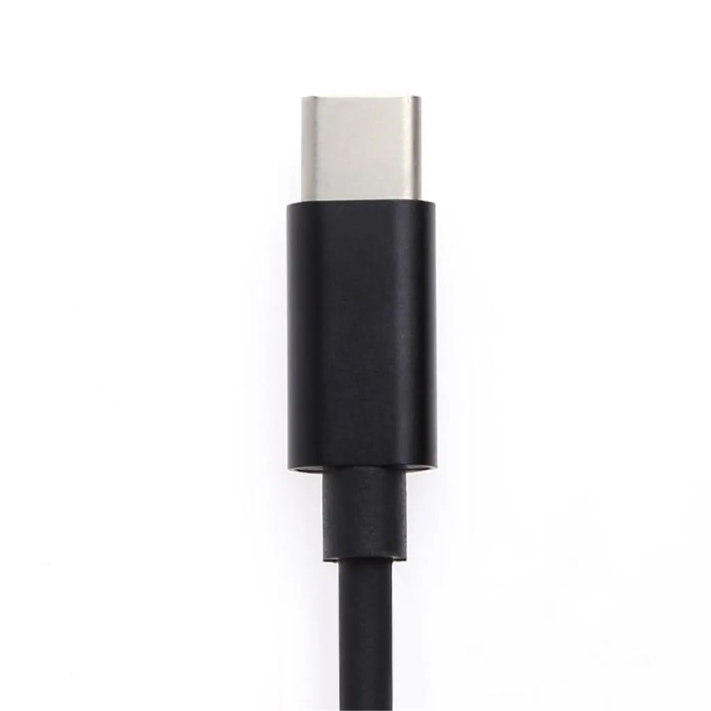 Тип C до 3,5 мм зарядное устройство аудио переходник для наушников USB C кабель розовое золото+ черный