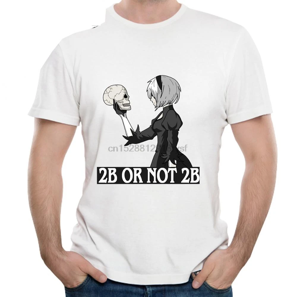 НИР автоматов 2B футболка NieRAutomata 3D печати Футболка Горячая Распродажа Большие