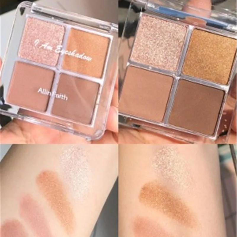 Популярные летние желтые неоновые тени для век палитра блестящие Мерцающие