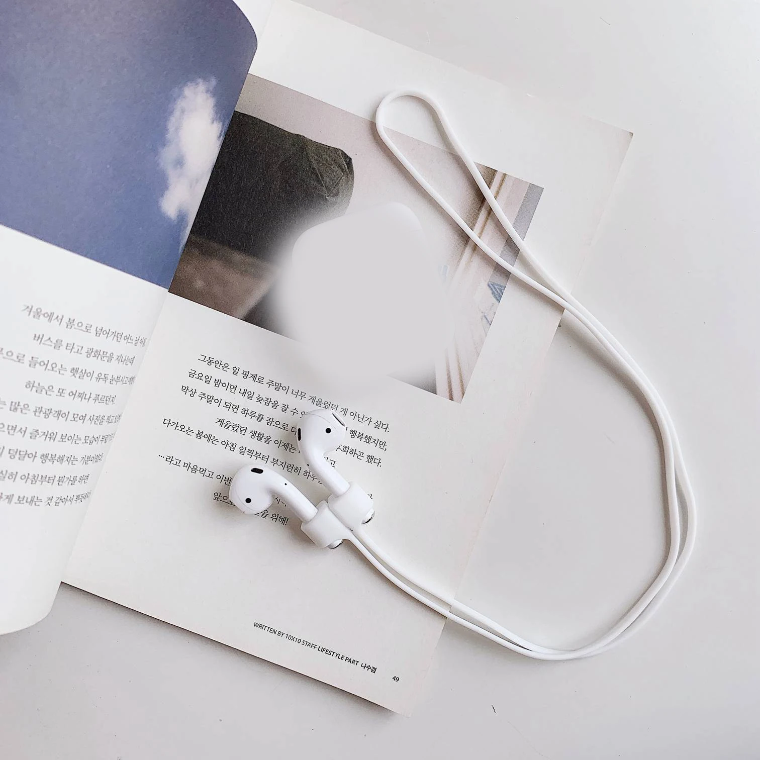 Anti-lost rope Для AirPods 2 Чехол с милым мультяшным 3D забавным животным силиконовый защитный чехол для Air pods чехол Bluetooth чехол для наушников с крючком - Цвет: Anti-lost rope