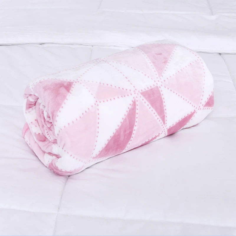 Pattern 01 Теплое одеяло из кораллового флиса с геометрическим рисунком, Фланелевое детское одеяло, воздухопроницаемое одеяло для сна - Цвет: Pattern 01