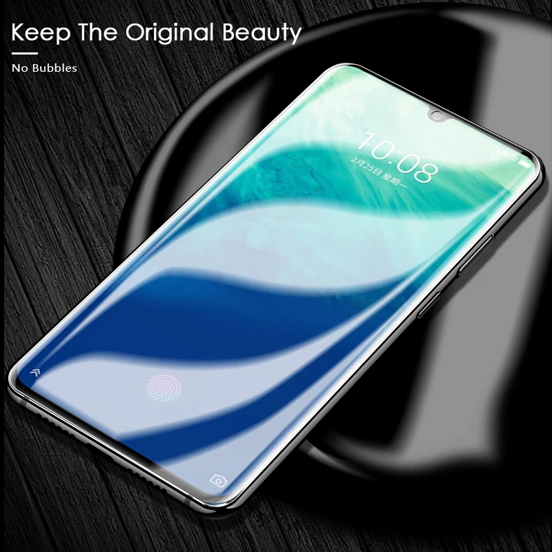 CHYI 3D изогнутая пленка для ZTE Nubia Z20 защита экрана 6,42 Дюймов Полное покрытие нано Гидрогелевая пленка с инструментами не закаленное стекло