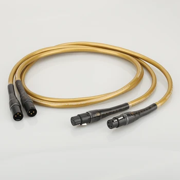 

Free shipping HI-End Hexlink Golden 5-C XLR Interconnect cable pair 1M