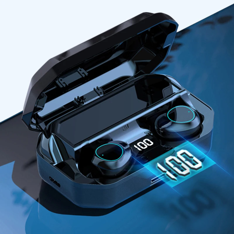 TWS G03 IPX7 водонепроницаемые Bluetooth 5,0 наушники с сенсорным управлением 6000 мАч объемные беспроводные наушники Бас-гарнитура 6h время прослушивания музыки