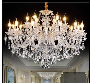 

New Free Shipping Clear Crystal chandelier Living Room lustre sala de jantar cristal Modern Chandeliers Lighting Home Decoration