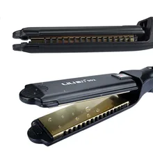 3 In 1 Titanium Plat Hair Straightener Irons Professional Hair Styling Tools Electric Hair Straightening Corn Waves LILI