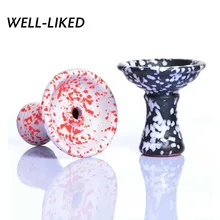 Новая керамическая кальянная чаша для кальяна чаши для табака Chicha Narguile Cachimbas Sisha Nargile Aksesuarlar Sheesha аксессуары для водопроводных труб