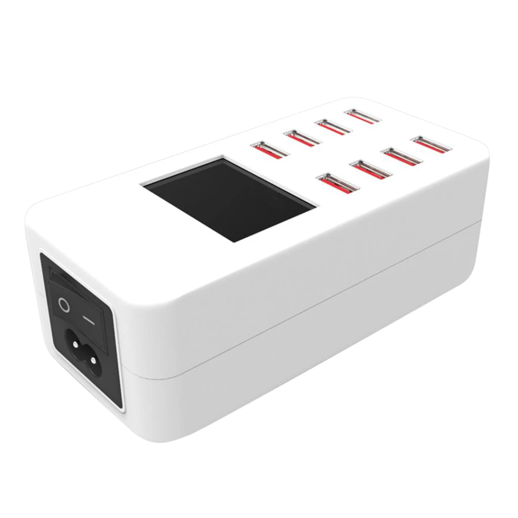 8 портов USB настольное зарядное устройство 40 Вт мульти умная быстрая зарядная станция Универсальная