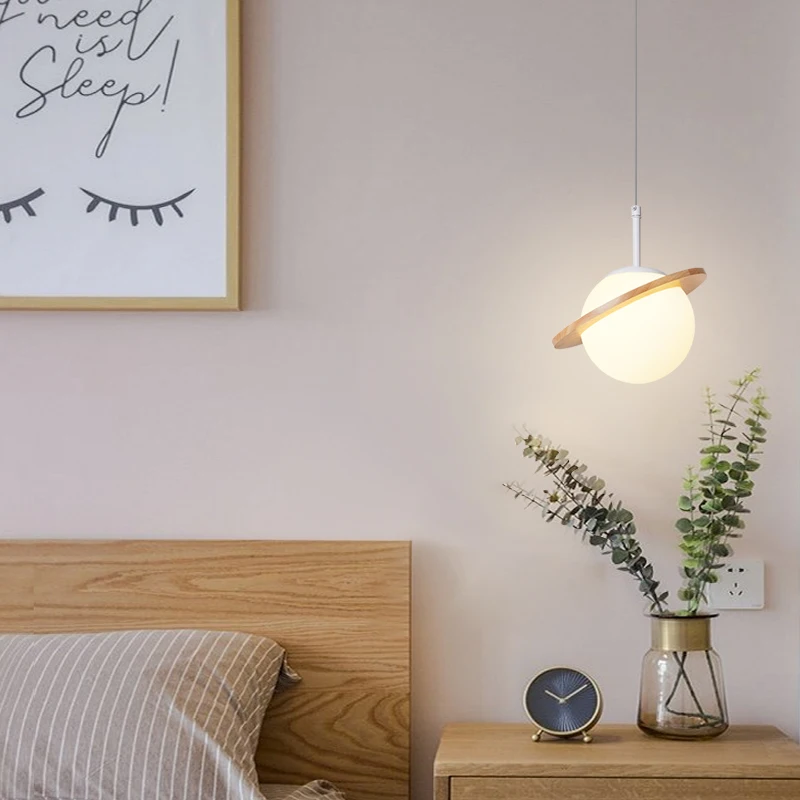 Скандинавская Люстра для ресторана креативная прикроватная лампа спальни бара