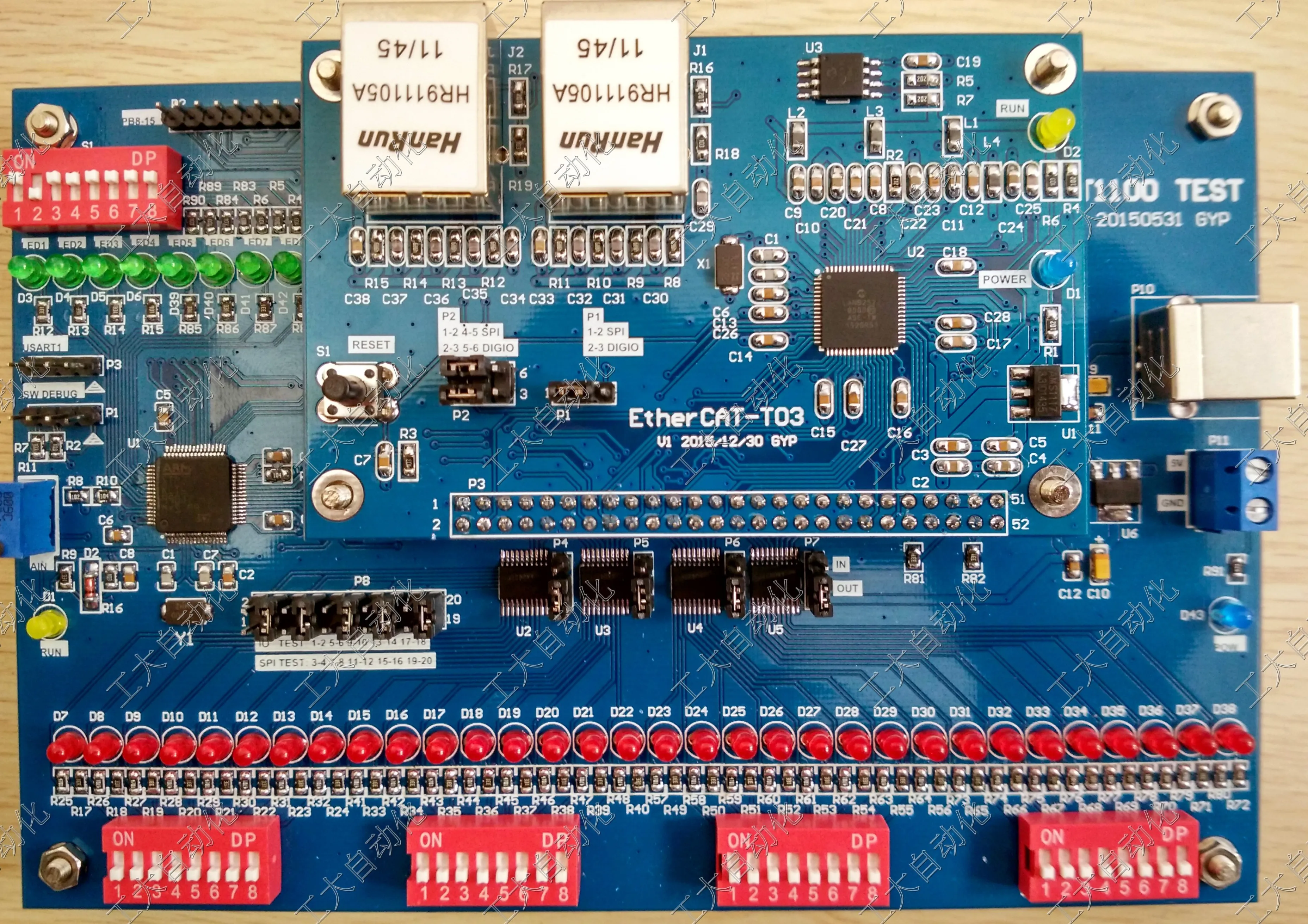 Для EtherCAT макетная плата промышленный Ethernet LAN9252 STM32