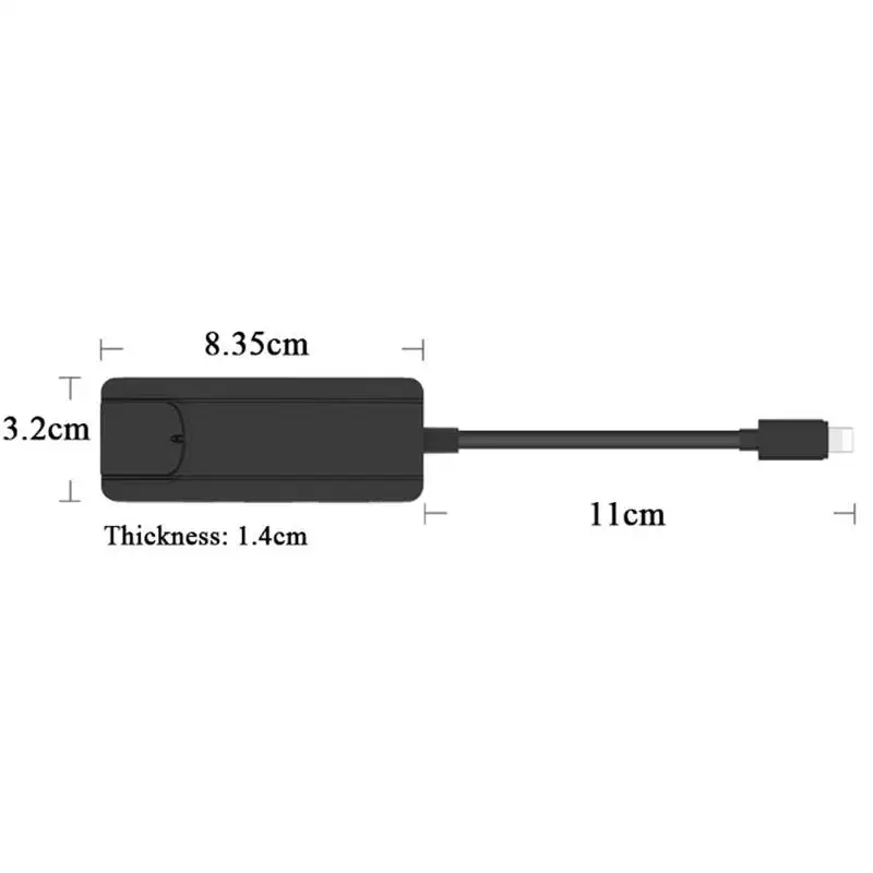 4 в 1 usb 3 0 концентратор для IOS к RJ45 Ethernet конвертер адаптер LAN Проводная сеть IPhone/iPad