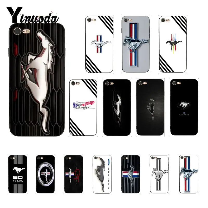 Yinuoda Mustang рукоделие принт рисунок чехол для iPhone X XS MAX 6 S 7 plus 8 Plus 5 5S XR Coque Shell Fundas Capa |