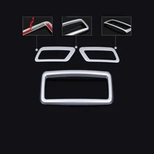 3 шт./Автомобильный Стайлинг Передний+ задний Кондиционер AC выход вентиляционная Крышка Накладка для Nissan X-Trail X Trail T32 Rogue