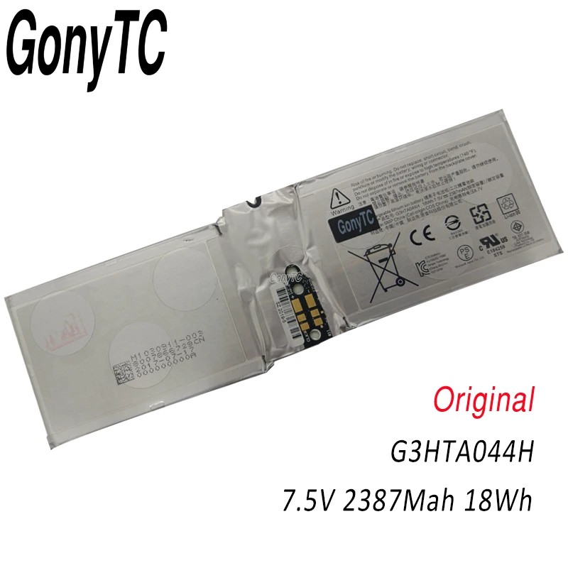 GONYTC DAK822470K ноутбук планшет батарея для microsoft Surface BOOK 1 1703 1704 1705 экран батарея G3HTA020H G3HTA044H 2387 мАч - Цвет: White