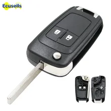 2 botões para chave remota automotiva, capa para opel astra j mokka insignia adão astra j cascata karl zafira c hu100 sem corte