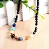 7 Charka Handmade Universe Galaxy Eight Planets Solar System Necklace for Women with Guardian Stars Stones Beads Bracelet Gifts ► Photo 2/6