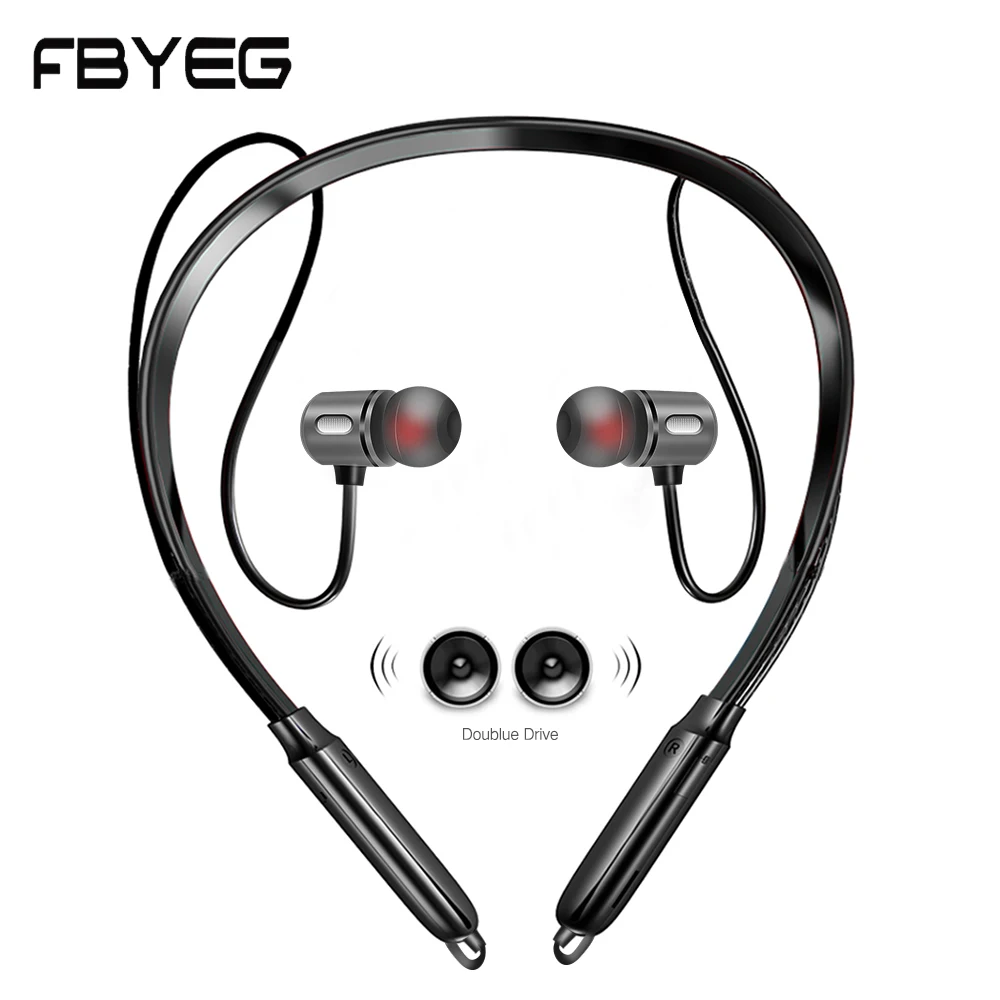 FBYEG наушники bluetooth mini наушники bluetooth проводные, Магнитные Bluetooth наушники, водонепроницаемые беспроводные наушники, Спортивная Bluetooth гарнитура, игровые наушники, наушники с микрофоном для телефона