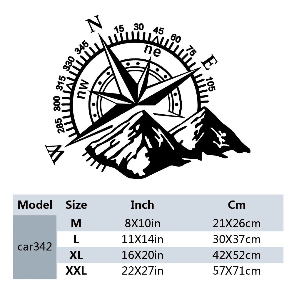 Point of Mountain Car Sticker Funny Vinyl Car-Styling Decals For Auto Window Motorcycle Decor наклейки на авто