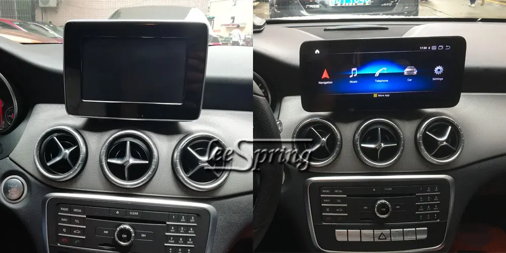 10,25 дюймовый автомобильный мультимедийный плеер для Mercedes Benz CLA C117 X117(NTG4.5-) Автомобильный gps-навигатор Android 9,0