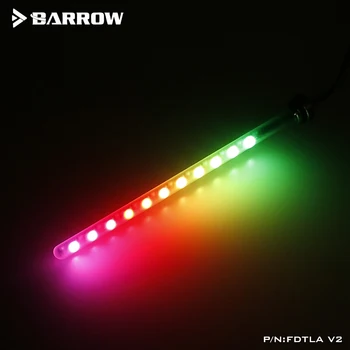 

Barrow FDTLA V2 RGB Aurora LED water tank with a variety of length quartz frosted glass soft light lighting component.heatsink