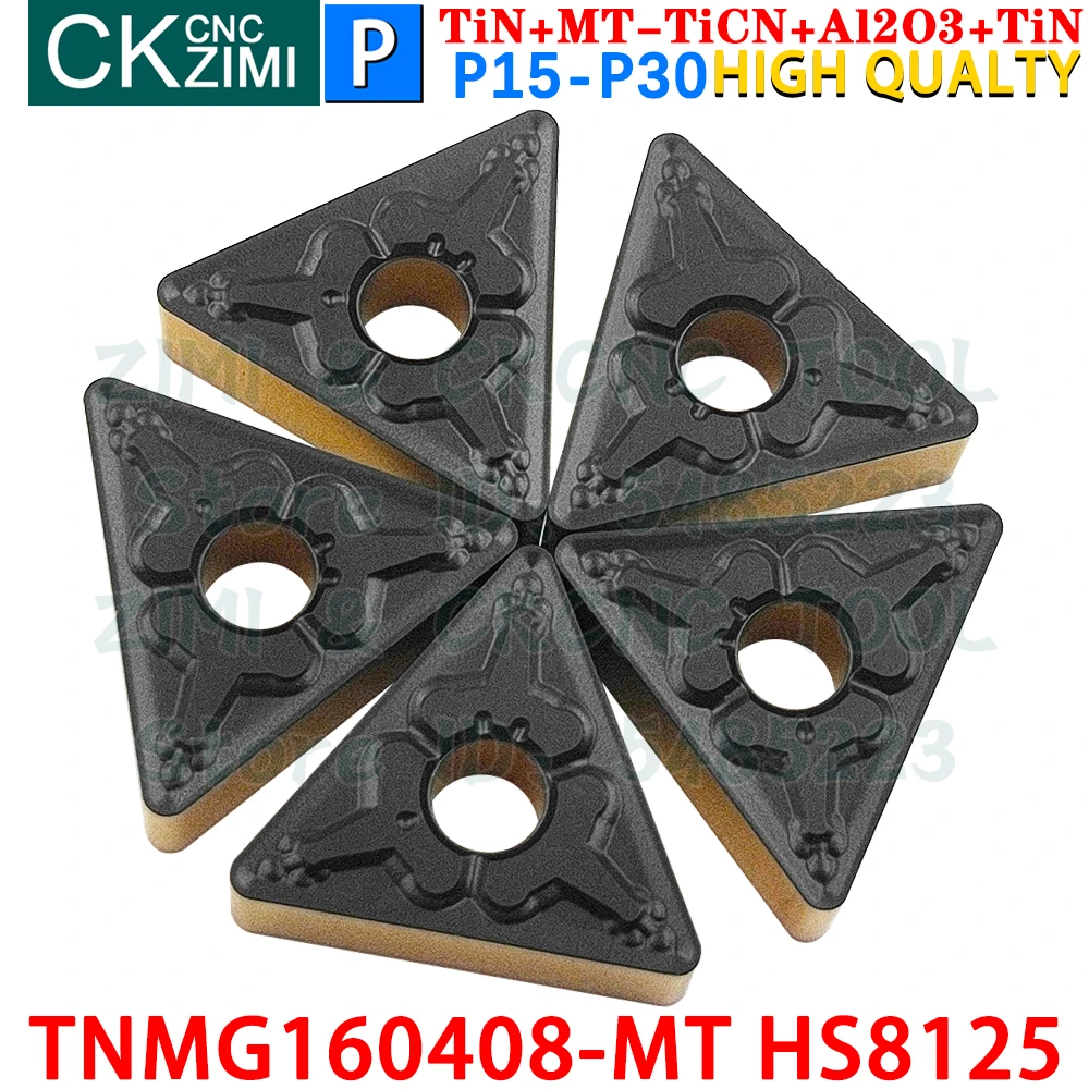 

TNMG160408-MT HS8125 TNMG 160408 MT HS8125 Carbide Inserts External Turning Inserts Tools ​CNC machine Metal lathe Cutting Tools