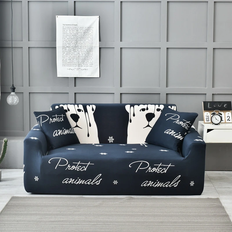 Новая мода чехлов секционные эластичный стрейч чехлы для диванов диван в гостиной крышка M L XL XXL XXXL XXXXL Форма покрывало на кресло 1/2/3/4 сиденья - Цвет: Model 15