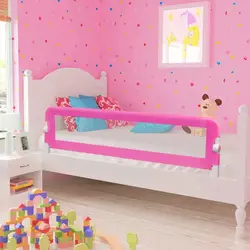 VidaXL защита на кровать для малышей 2 шт. Детская безопасность мультфильм кровать рельс лифт функция ребенок младенческой игры забор малышей