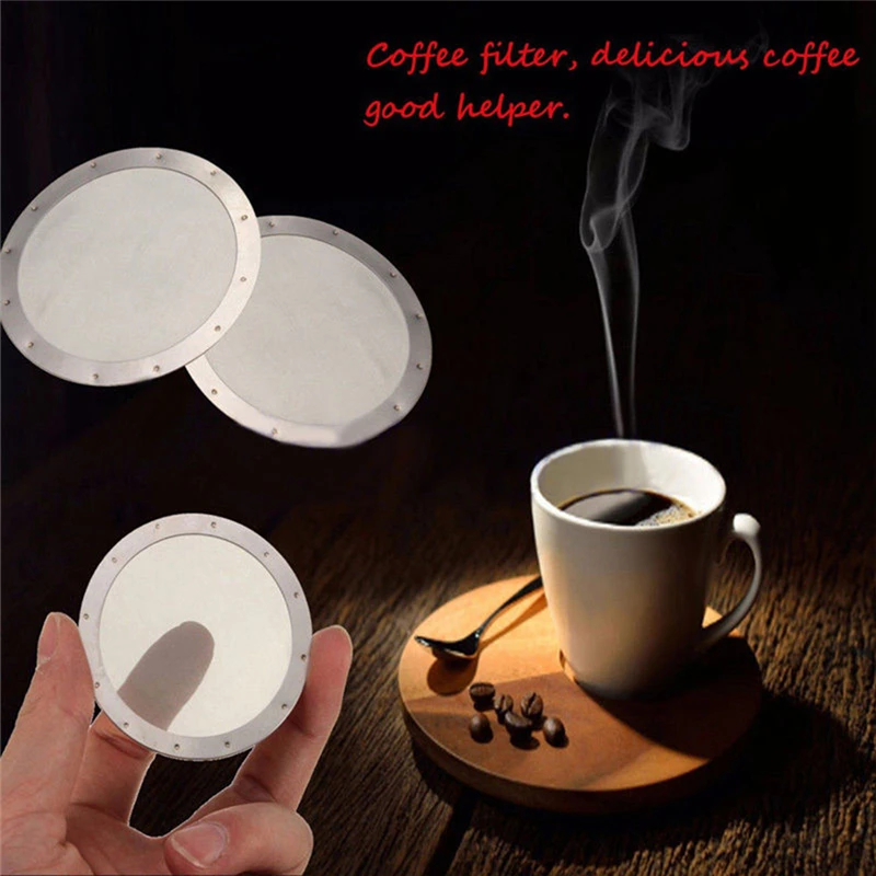 

Coffee Metal Filter Reusable Stainless Steel Filter Mesh For Aeropress Coffee Maker Kitchen Accessories