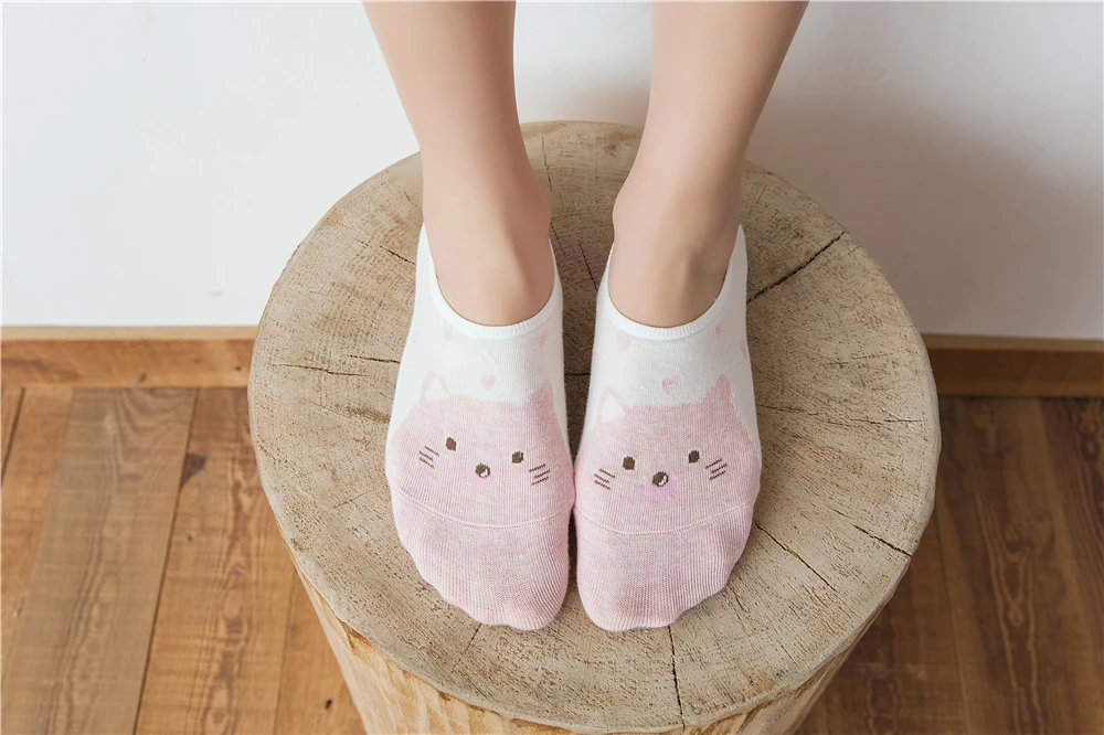 5Pairs/Lot Cartoon Unicorn Cat Fox Socks Cute Animal Women Socks Summer Funny Short Ankle Socks Ladies Cotton Sock Dropship ankle socks women