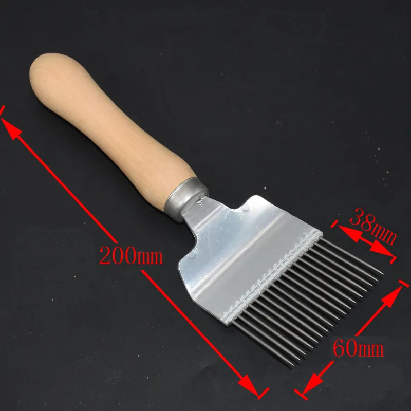 17 pin Uncapping Fork Bee Honey Sparse Rake Shovel Beekeeping Supplies Tools Remove beehives impurities 1pcs beekeeping tools beekeeping accessories