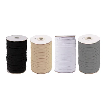

Set of 4 144 Yards Elastic Band String Braided 6.5mm Width Trim Sewing DIY