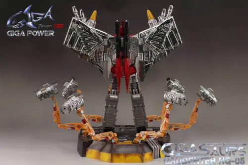 Игрушка-трансформер GP HQ-05R сплав покрытие Gaudenter G1 Swoop Красный Chorme светодиодный