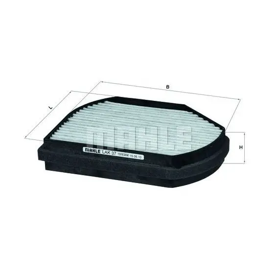 Фильтр салона угольный\ MB W202/W210 all 93 MAHLE KNECHT LAK37