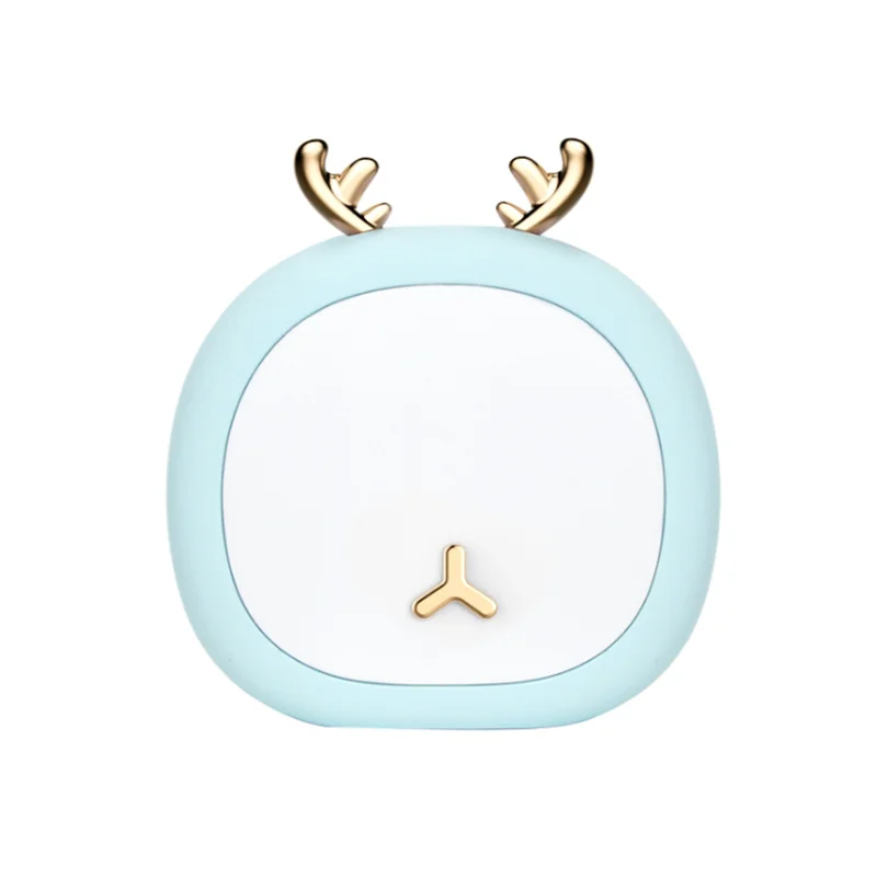 deer blue Олень Кролик светодиодный Ночной светильник с сенсорным выключателем Lampara Многофункциональный Спальный прикроватный светильник зарядка через usb настольная лампа подарки на Рождество - Испускаемый цвет: deer blue