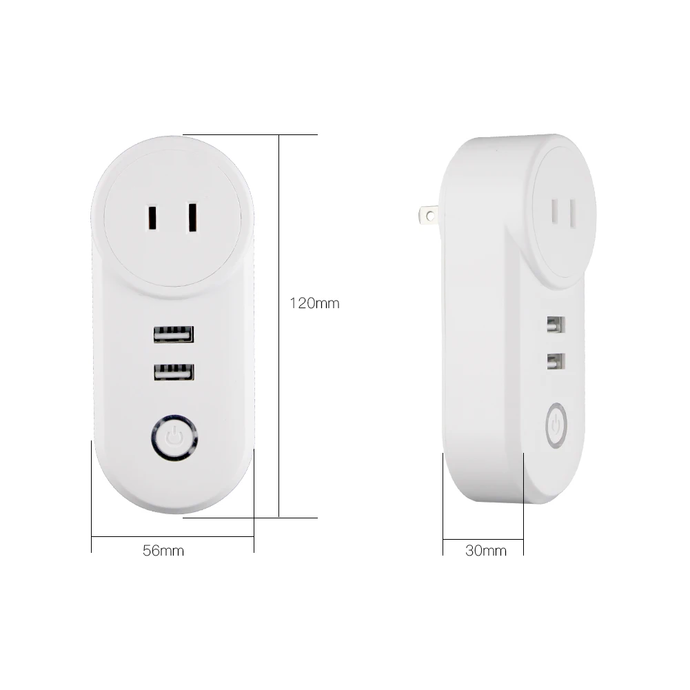 JP ZigBee3.0 двойной USB беспроводной разъем SmartThings приложение дистанционное управление эхо плюс Голосовое управление работа с Alexa Google Home