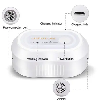 

Rechargeable portable Cleaner Disinfector Sanitizer Ozone Sterilizer Sleep Apnea Snoring practical