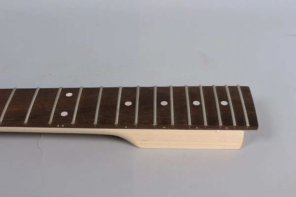 24 дюйма гитара Шея 22 fret кленовый палисандр гриф Dot Inlay Незаконченный США|Детали и