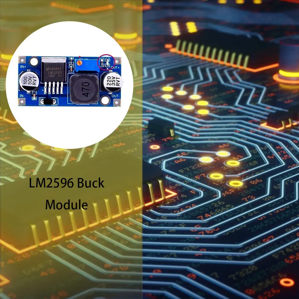 Lm2596S Dc-Dc понижающий модуль питания Buck 3A Регулируемый понижающий модульный регулятор Super Lm2576