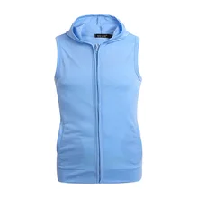 Мужской однотонный жилет, Модный Кардиган большого размера, мужской модный M-5xl жилет с капюшоном Mj01