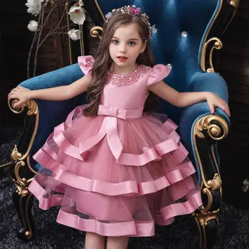 فستان أميرة مطرز للأطفال ، فستان سهرة 2